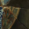 Winged Dragon (Qianlong Charger with Kintsugi) detail