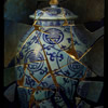 Fade to Gold (Kintsugi Vase in 24kts) 60x36